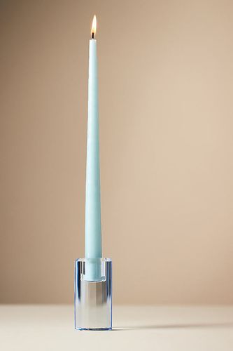 Cut Glass Mini Candle Holder en Blue taille: S chez - Anthropologie - Modalova