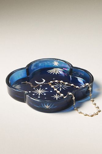 Plateau de Coiffeuse en Verre Gravé Luna en Blue taille: S chez - Anthropologie - Modalova