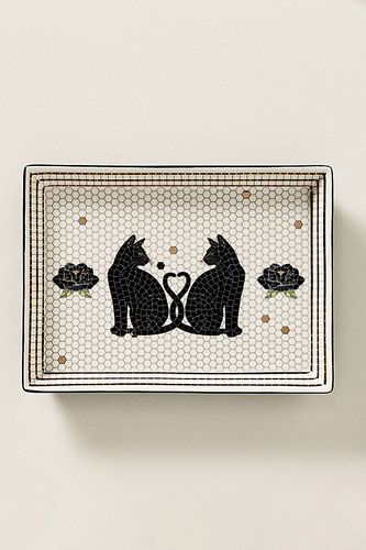 Bistro Tile Vanity Tray: Halloween Edition en Black chez - Anthropologie - Modalova