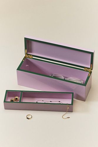 Boîte à bijoux laquée aux couleurs vives en Purple taille: Assorted chez - Anthropologie - Modalova