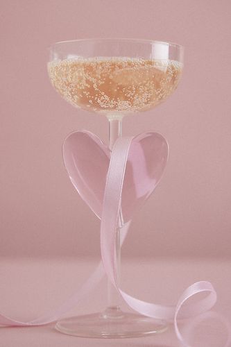 Verre à Coupe Caur en Pink chez Anthropologie - Lepelclub - Modalova
