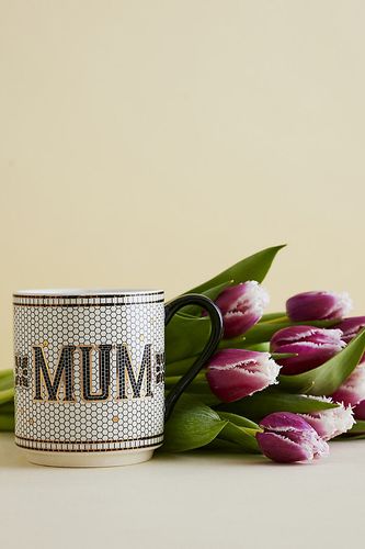 Mug Nom Carrelage Bistro Par - Anthropologie - Modalova