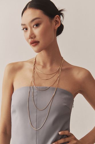 Plated Multi-Layer Chain Necklace par - By Anthropologie - Modalova