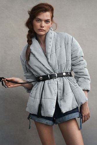 Ceinture cloutée par en Black taille: L - By Anthropologie - Modalova