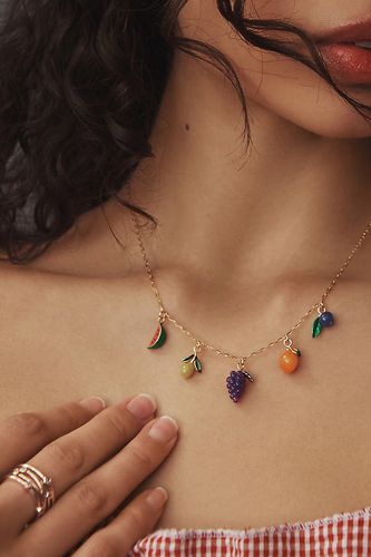 Fruit Charm Necklace par - By Anthropologie - Modalova