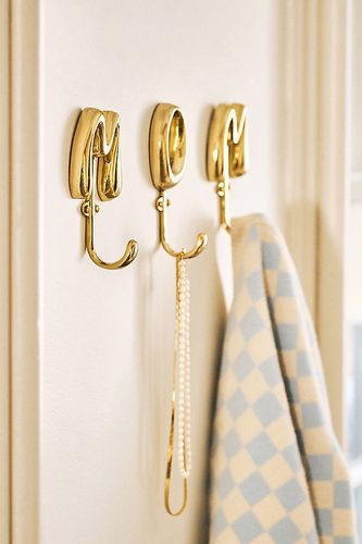 Bubble Letter Monogram Hook en Brown taille: Mono a chez - Anthropologie - Modalova