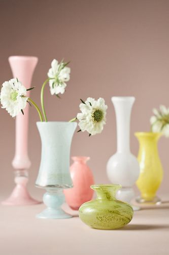 Vase soliflore en verre Bristol Soda en White chez - Anthropologie - Modalova