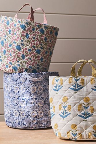 Panier Matelassé à Imprimé Bloc en chez - Anthropologie - Modalova