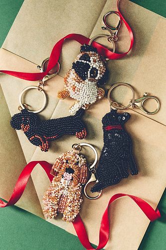 Charm pour sac à main en perles en forme de chien par en - By Anthropologie - Modalova