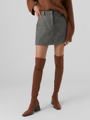 Jupe Mini Taille Haute - Vero Moda - Modalova