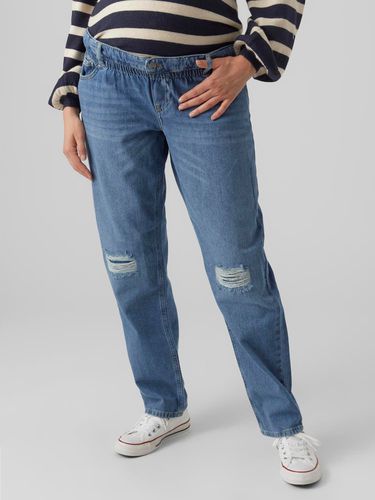 Jeans Mom Fit Taille Moyenne - MAMA.LICIOUS - Modalova