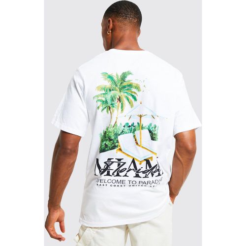 T-Shirt À Imprimé Miami - boohoo - Modalova