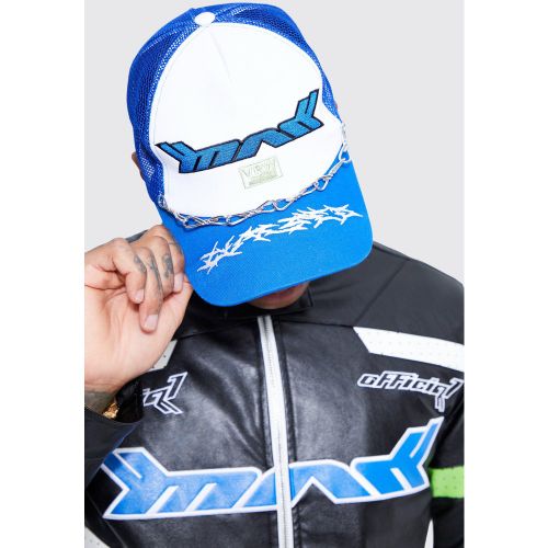 Casquette à imprimé barbelé - Boohooman - Modalova