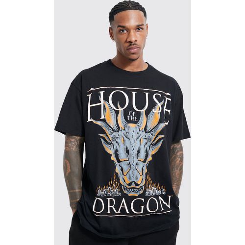 T-shirt oversize à imprimé House Of The Dragon - Boohooman - Modalova