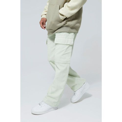 Pantalon cargo ample en velours côtelé - - 30R - Boohooman - Modalova
