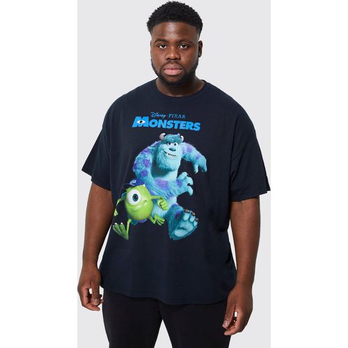 Grande taille - T-shirt à imprimé Monster Inc - - XXXXXL - Boohooman - Modalova