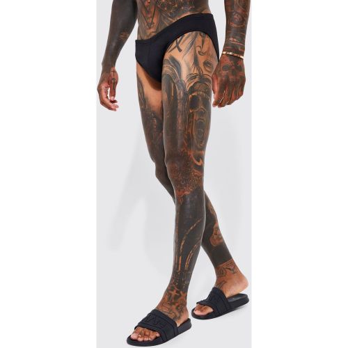 Maillot de bain uni - Boohooman - Modalova