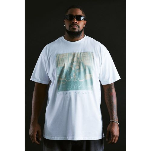 Grande taille - T-shirt Tupac officiel - - XXXL - Boohooman - Modalova