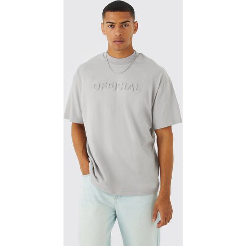 T-shirt oversize imprimé - Boohooman - Modalova