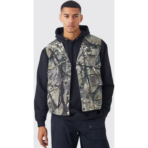 Débardeur utilitaire imprimé camouflage - Boohooman - Modalova