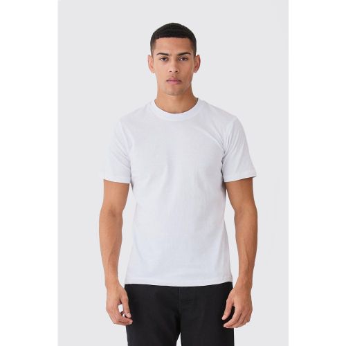 T-shirt basique à col rond - Boohooman - Modalova