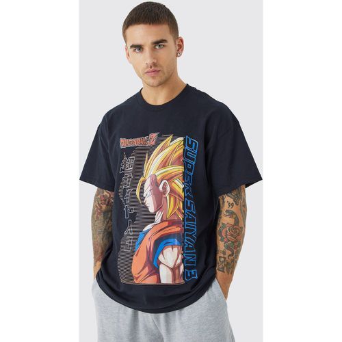 T-shirt oversize imprimé dragon Ball Z - Boohooman - Modalova