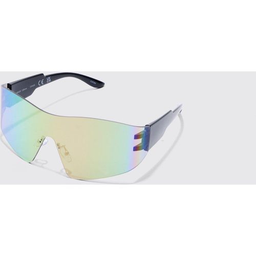 Shield Lens Sunglasses - Boohooman - Modalova