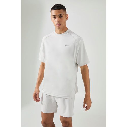 T-shirt de sport oversize à manches raglan - MAN Active - Boohooman - Modalova