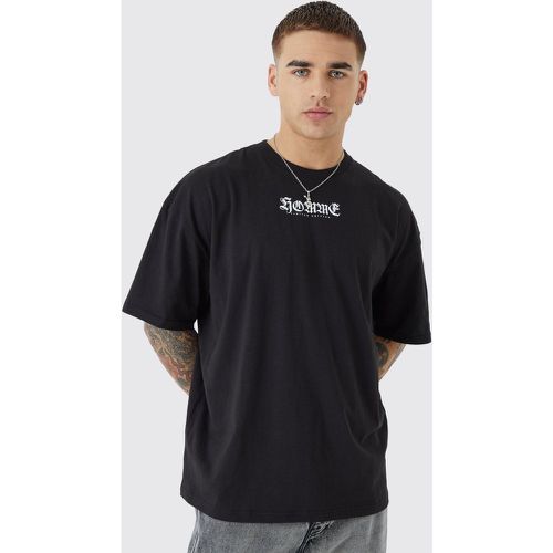 T-shirt oversize imprimé - Boohooman - Modalova