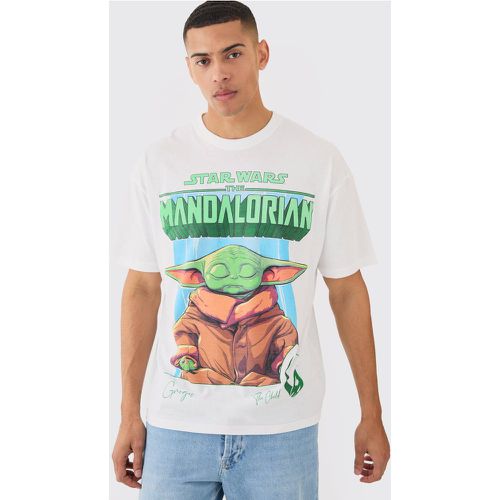 Oversized Star Wars Grogu Mandalorian T-shirt - Boohooman - Modalova