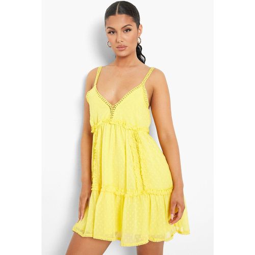 Robe Trapèze À Bretelles En Tulle - / - 38, / - boohoo - Modalova