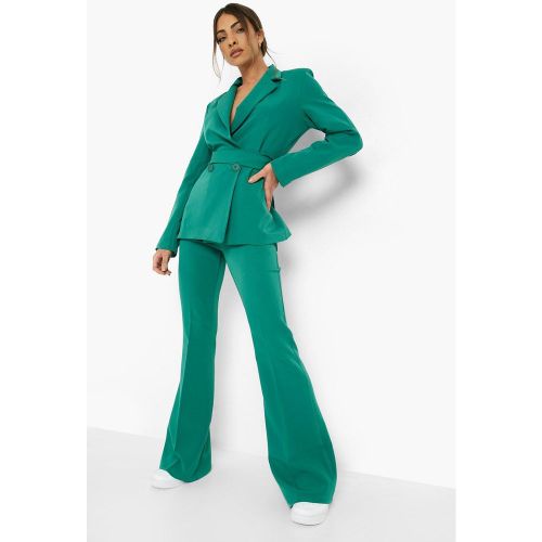 Pantalon Flare Slim - boohoo - Modalova