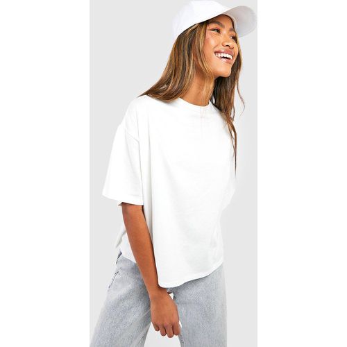 T-Shirt Oversize Basique - Blanc Écru - 36, Blanc Écru - boohoo - Modalova