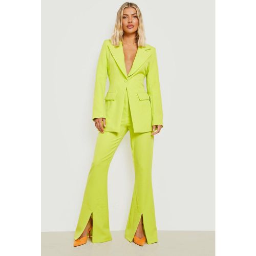 Pantalon Flare Fendu - boohoo - Modalova