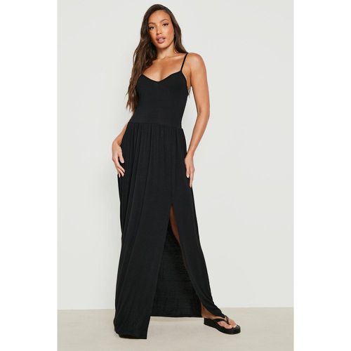 Tall" - Robe Longue En Jersey À Fente - boohoo - Modalova