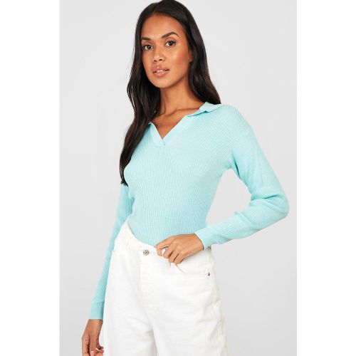 Polo En Maille - boohoo - Modalova