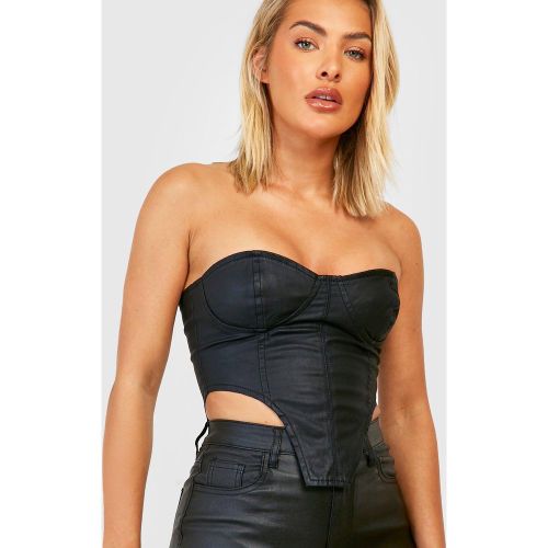 Corset Enduit En Jean - boohoo - Modalova