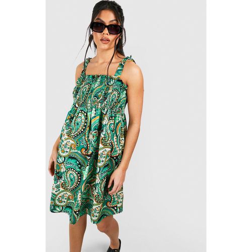 Maternité - Robe De Grossesse Froncée Nouée - boohoo - Modalova