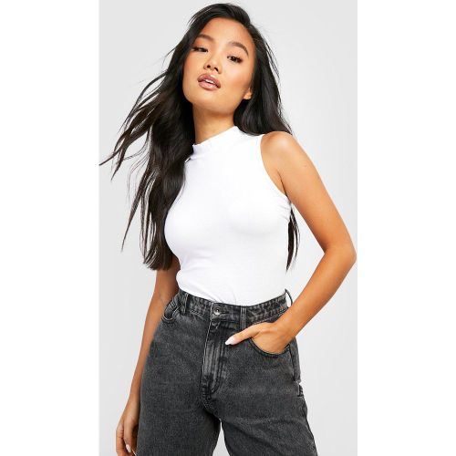 Petite" - Top Basique À Col Montant - boohoo - Modalova