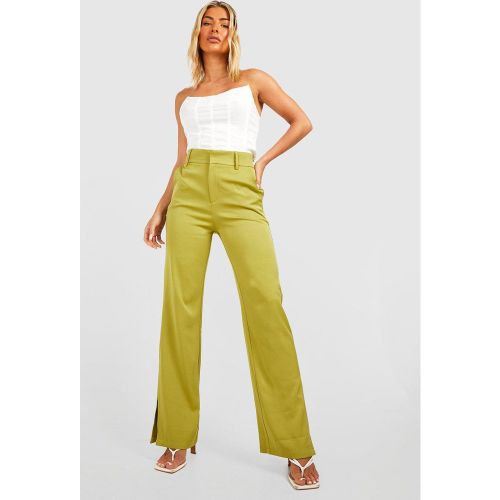 Pantalon Flare Fendu - boohoo - Modalova