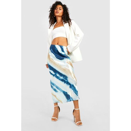 Jupe Mi-Longue Satinée - boohoo - Modalova