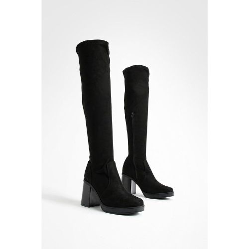 Bottes Montantes À Plateforme - boohoo - Modalova
