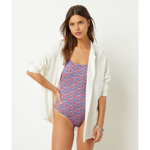 Maillot de bain 1 pièce dos nu made with liberty fabric - Betty - 38 - - Etam - Modalova