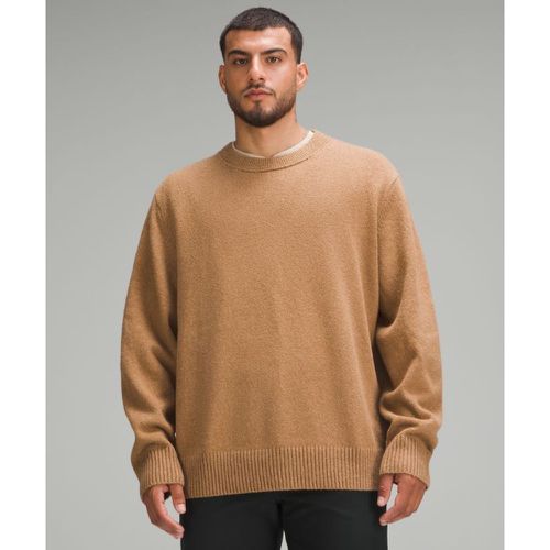 – Pull en maille à coupe décontractées – Brun – Taille L - lululemon - Modalova