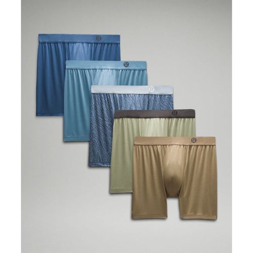 – Boxer Always In Motion Lot de 5s – 13 cm – Bleu – Taille L - lululemon - Modalova