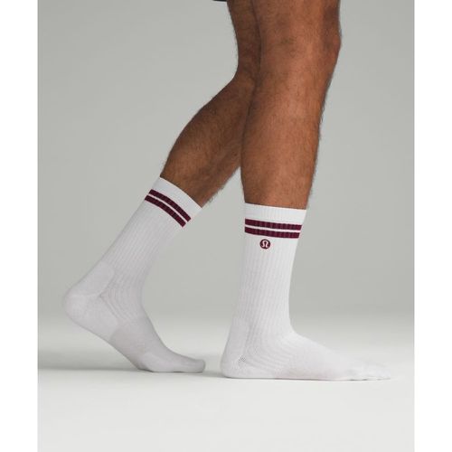 – Chaussettes Daily Stride Comfort ess – Blanc – Taille L - lululemon - Modalova