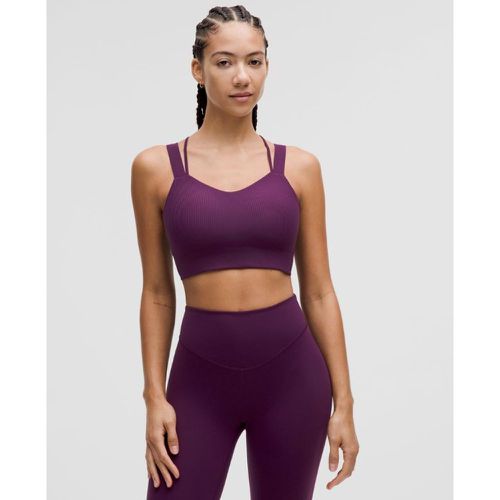 – Soutien-gorge long Like a Cloud Maintien léger, bonnets D et DDs – Violet – Taille 10 - lululemon - Modalova