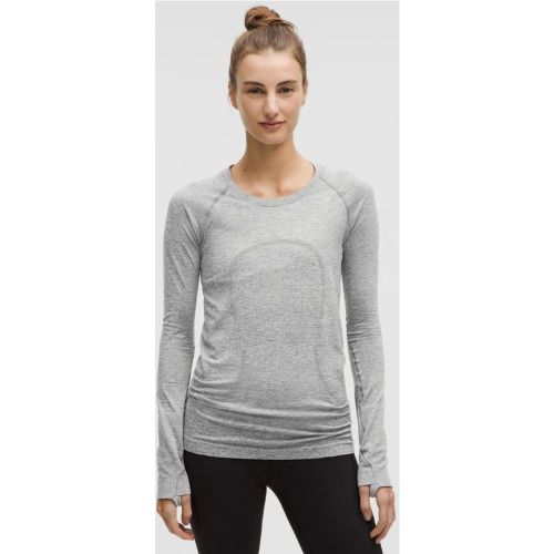 – Haut manches longues Swiftly Tech 2.0 Longueur hanches – Blanc – Taille 20 - lululemon - Modalova