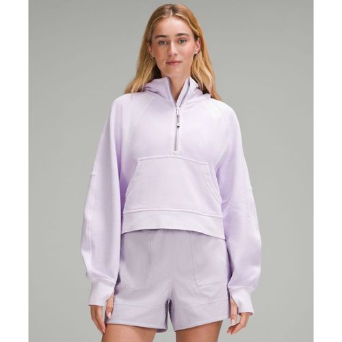 – Sweat à capuche Scuba Oversized demi-zippés – Violet/Violet/Pastel – Taille M/L - lululemon - Modalova