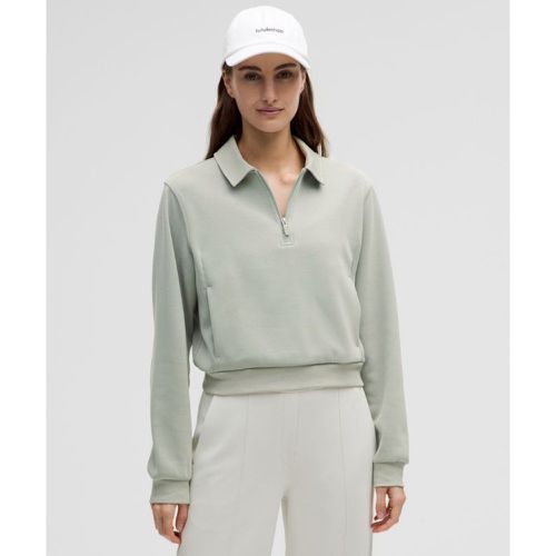 – Sweat demi-zippé à cols – Gris/Pastel – Taille L - lululemon - Modalova